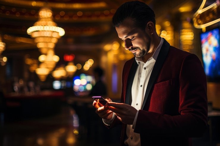 Aplikasi delta88 di layar smartphone menampilkan meja dealer langsung